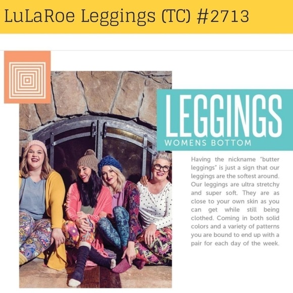 ❤️ 🆕 LULAROE Hearts Pants Size M - Picture 5 of 6